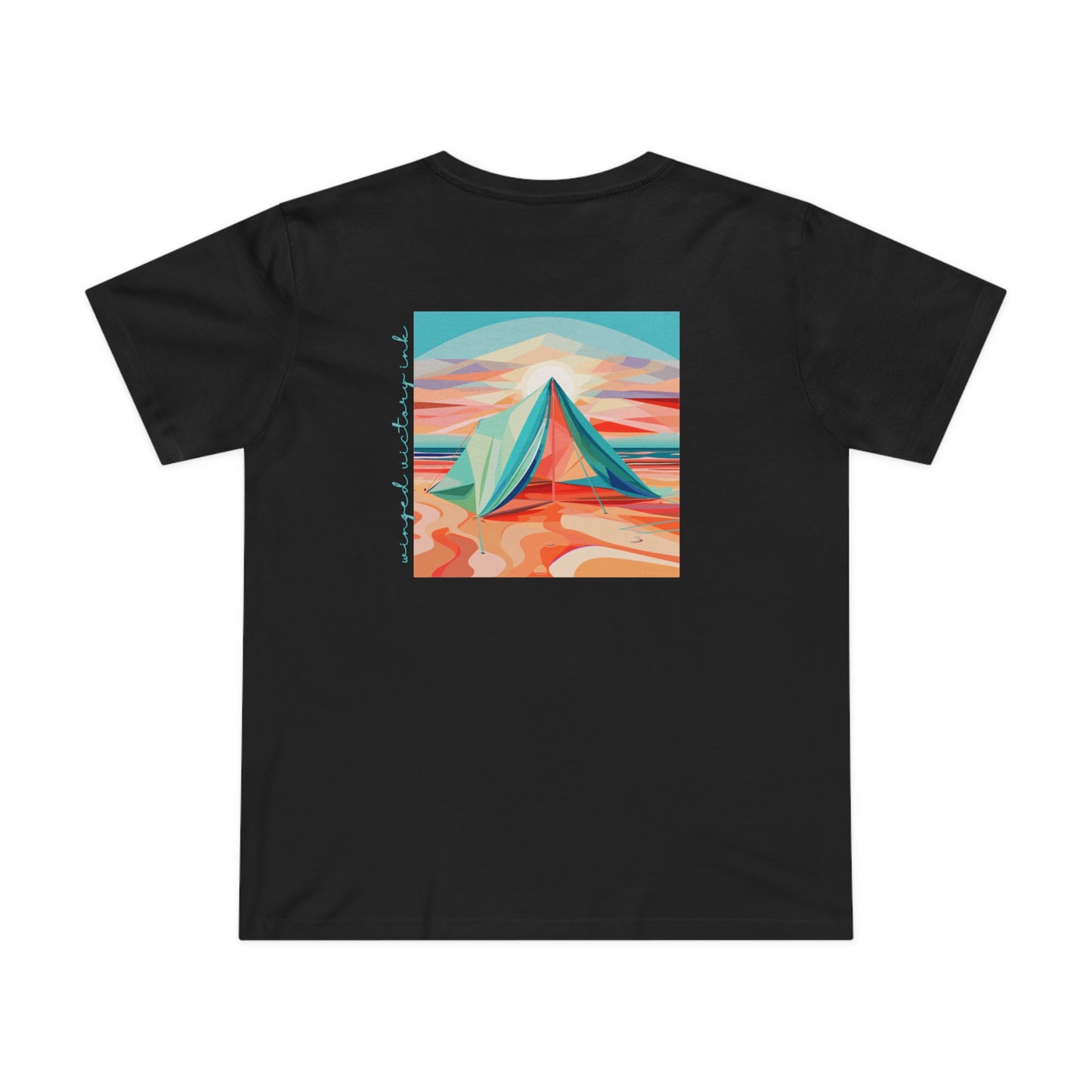 WOMENS: Beach Camping Tee