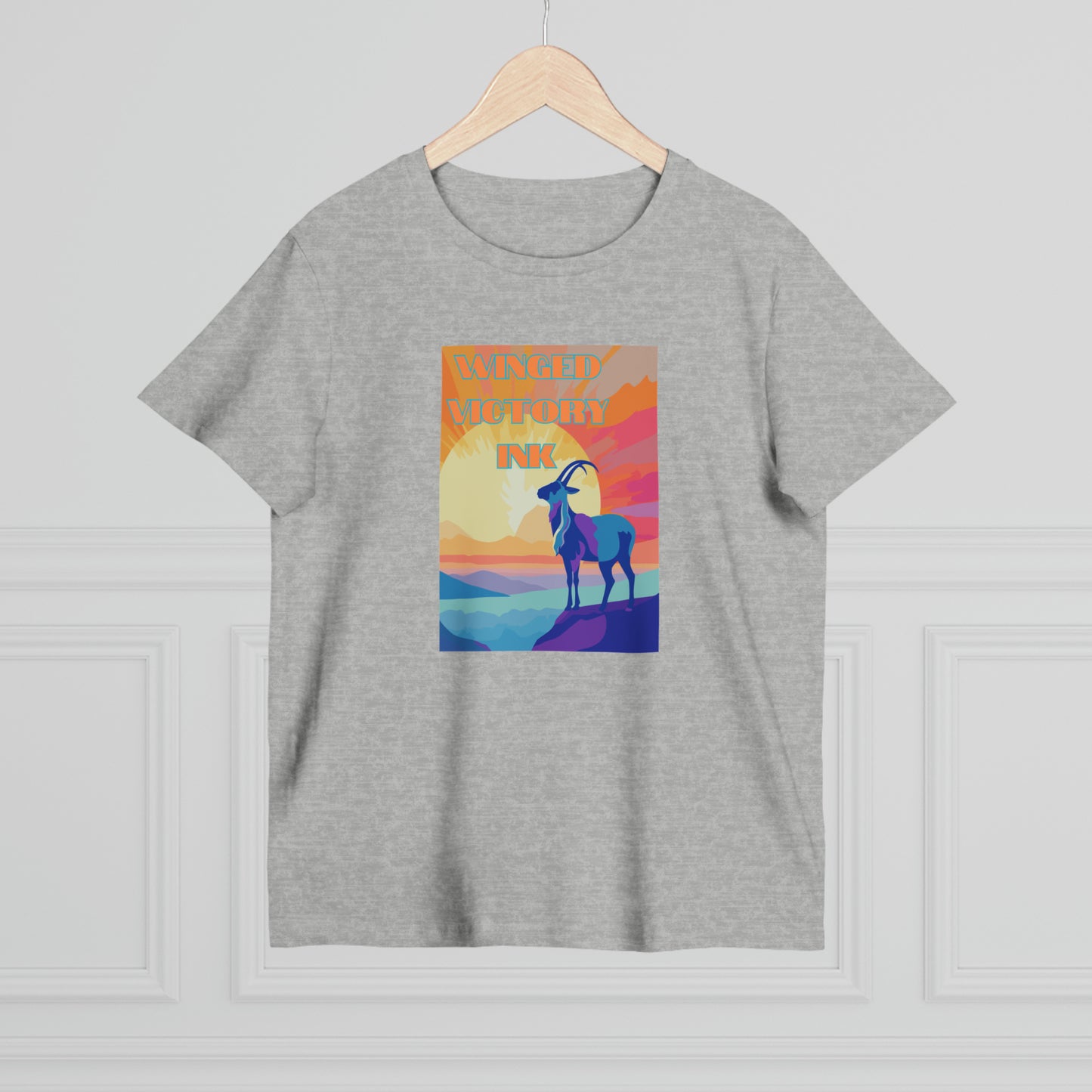 WOMENS - Contemplating Life Goat Tee