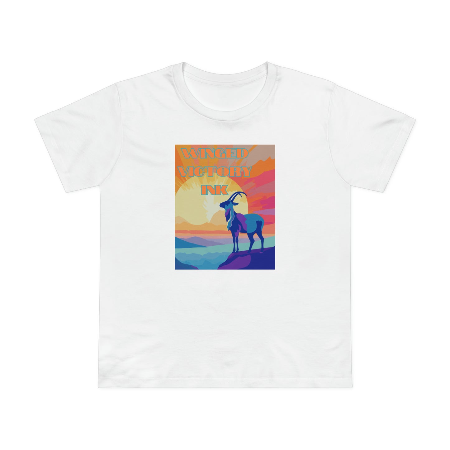 WOMENS - Contemplating Life Goat Tee