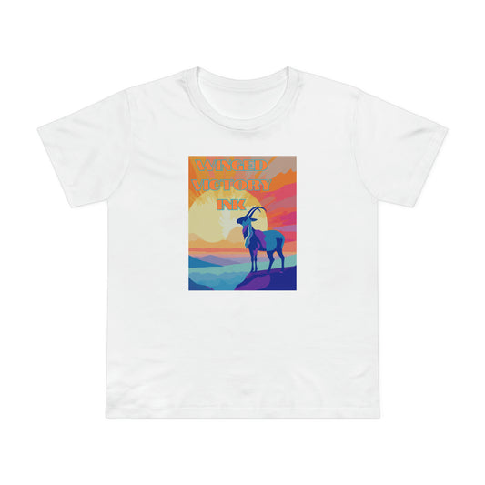 WOMENS - Contemplating Life Goat Tee